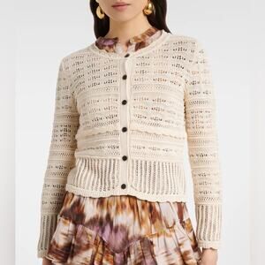 Isabel Marant Ajaline Cardigan in Ecru 38/6